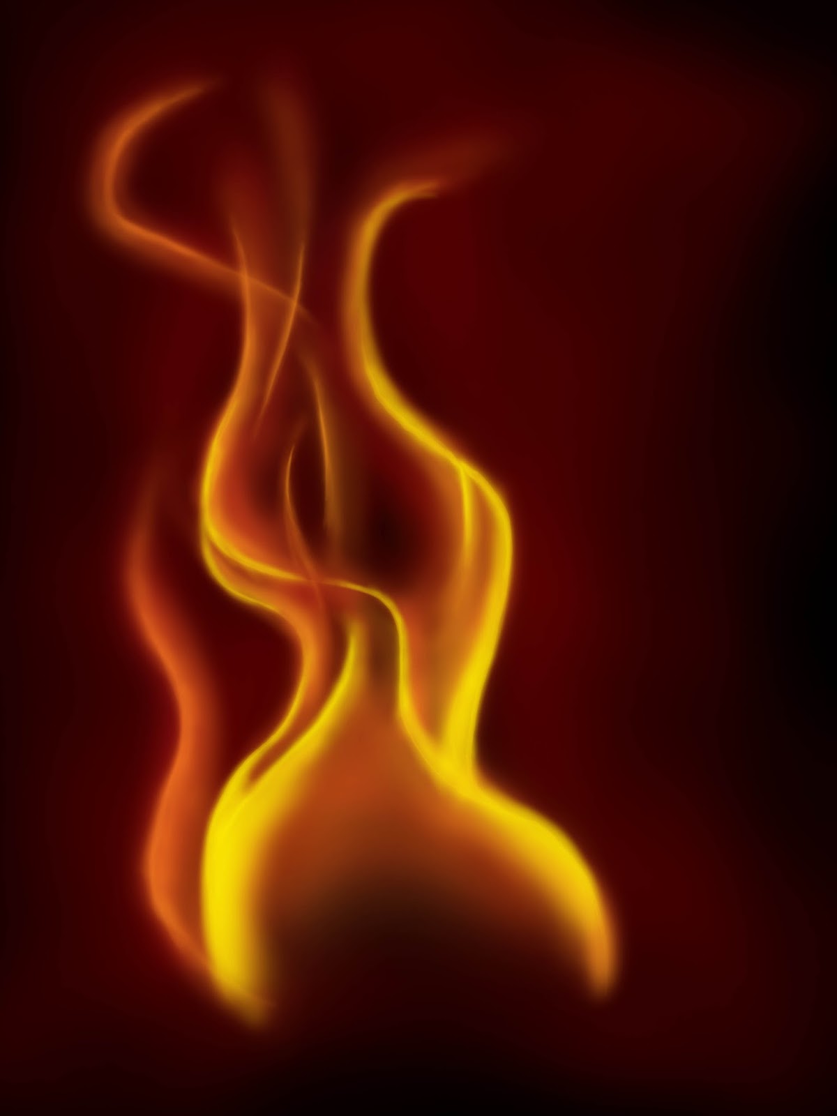 1200x1600 Symphony Of Flames - Painting Fire