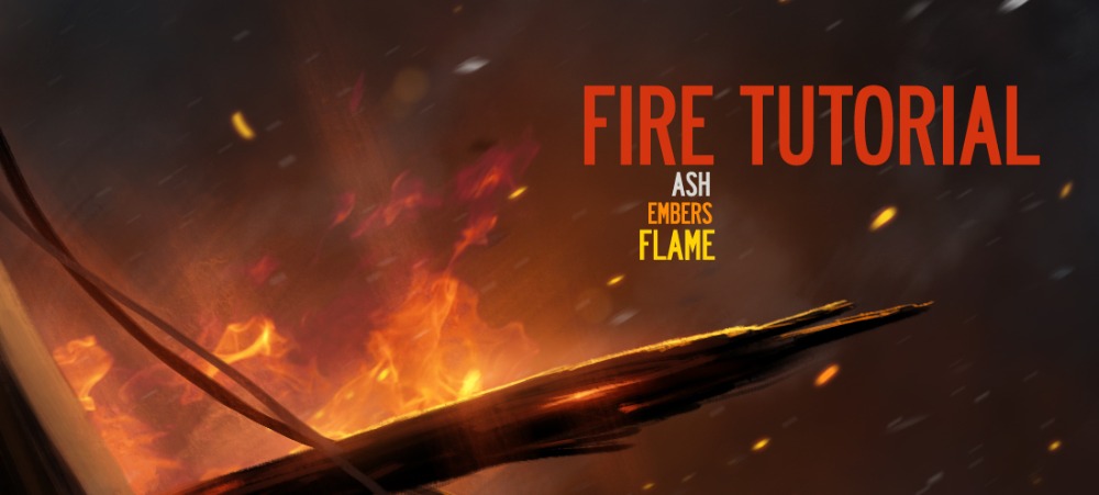 1000x451 Fire Tutorial - Painting Fire