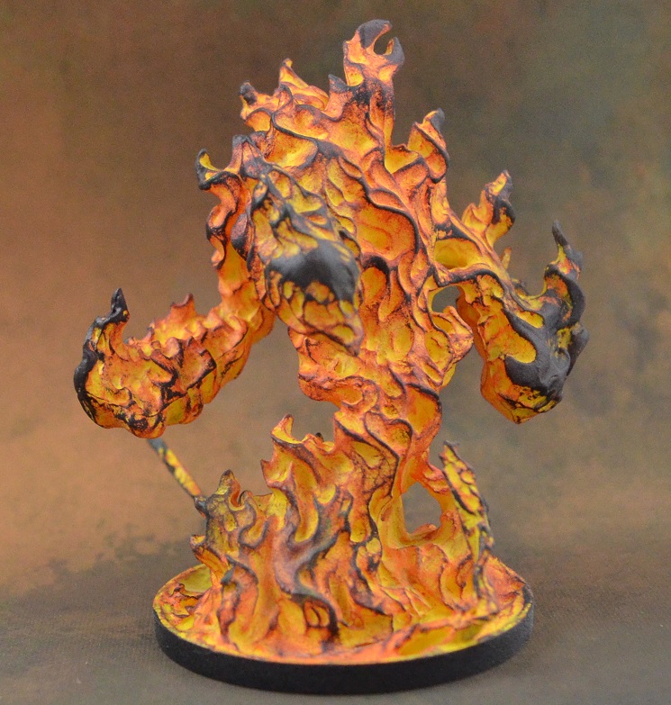 745x783 Large Fire Elemental - Painting Fire Elemental