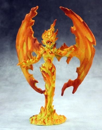 393x500 Reaper Miniatures Fire Elemental Medium Dark Heaven Legends 03650 - Painting Fire Elemental