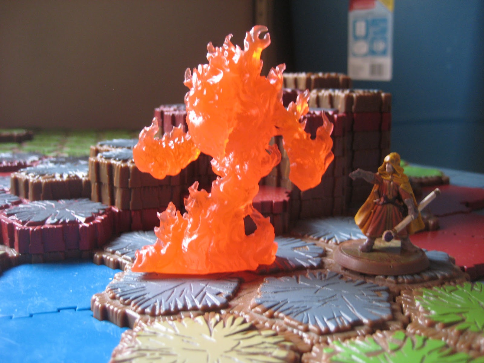1600x1200 The Heroscape Blog Painted Reaper Bones Large Fire Elemental - Painting Fire Elemental