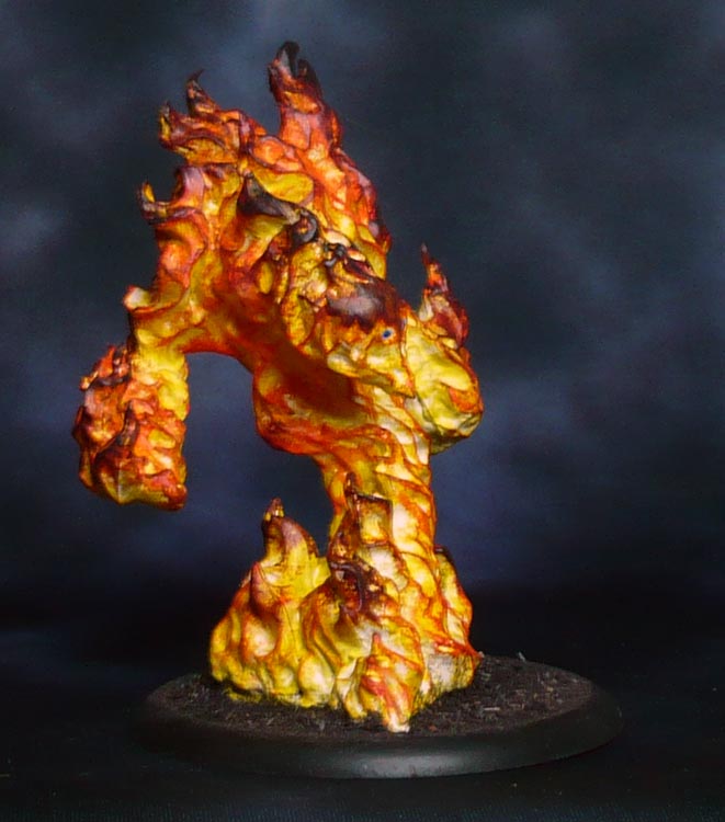 Painting Fire Elemental at PaintingValley.com | Explore collection of ...