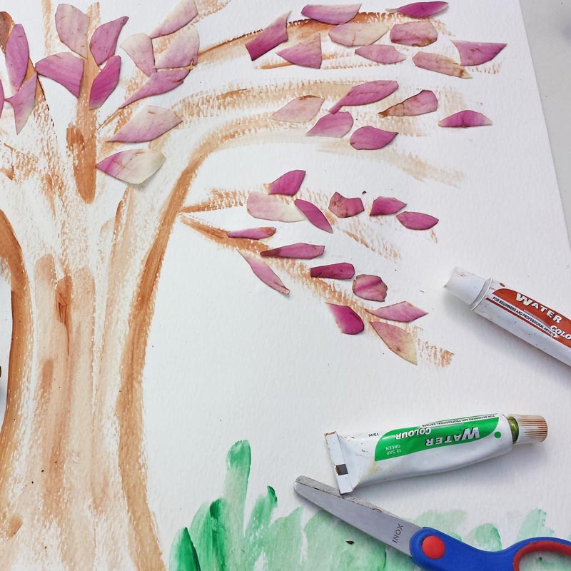 800x800 Petal Paintings - Painting Flower Petals