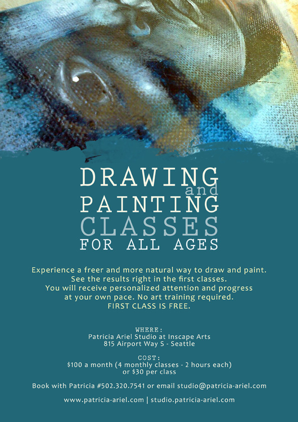 595x842 Flyer For My Drawing Amp Painting Classes Patricia Ariel - Painting Flyers