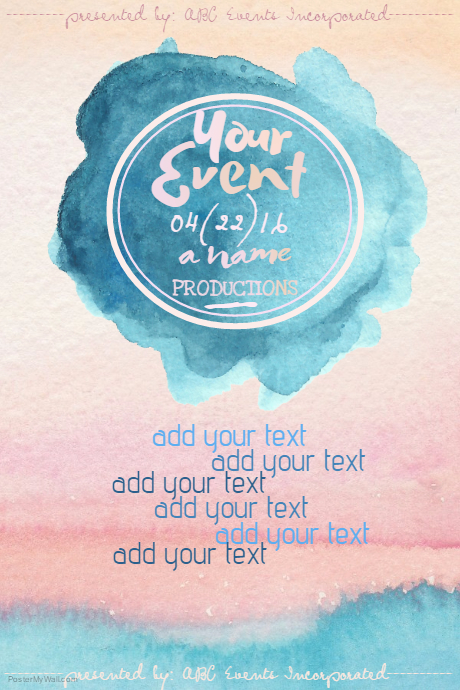 460x690 Customizable Design Templates For Paint Postermywall - Painting Flyers