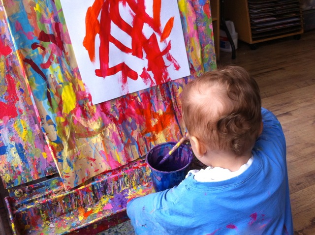 640x478 New Class For One Year Olds! - Painting For 1 Year Old
