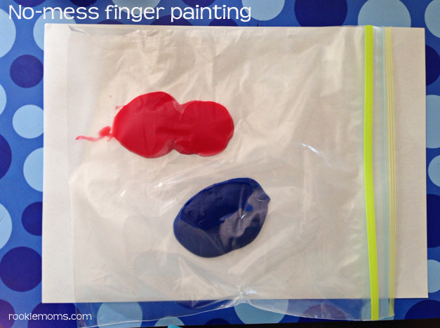 627x468 Non Messy Finger Painting Solution - Painting For 1 Year Old