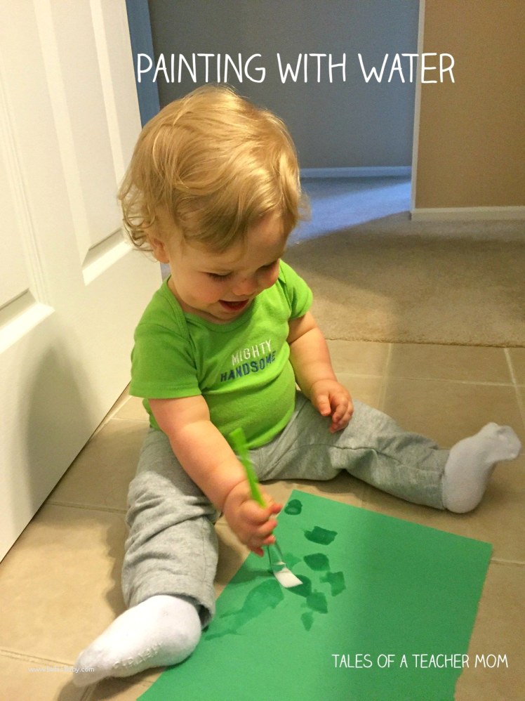 748x998 Baby Toy Ideas 1 Year Old Lovely Painting With Water - Painting For 1 Year Old
