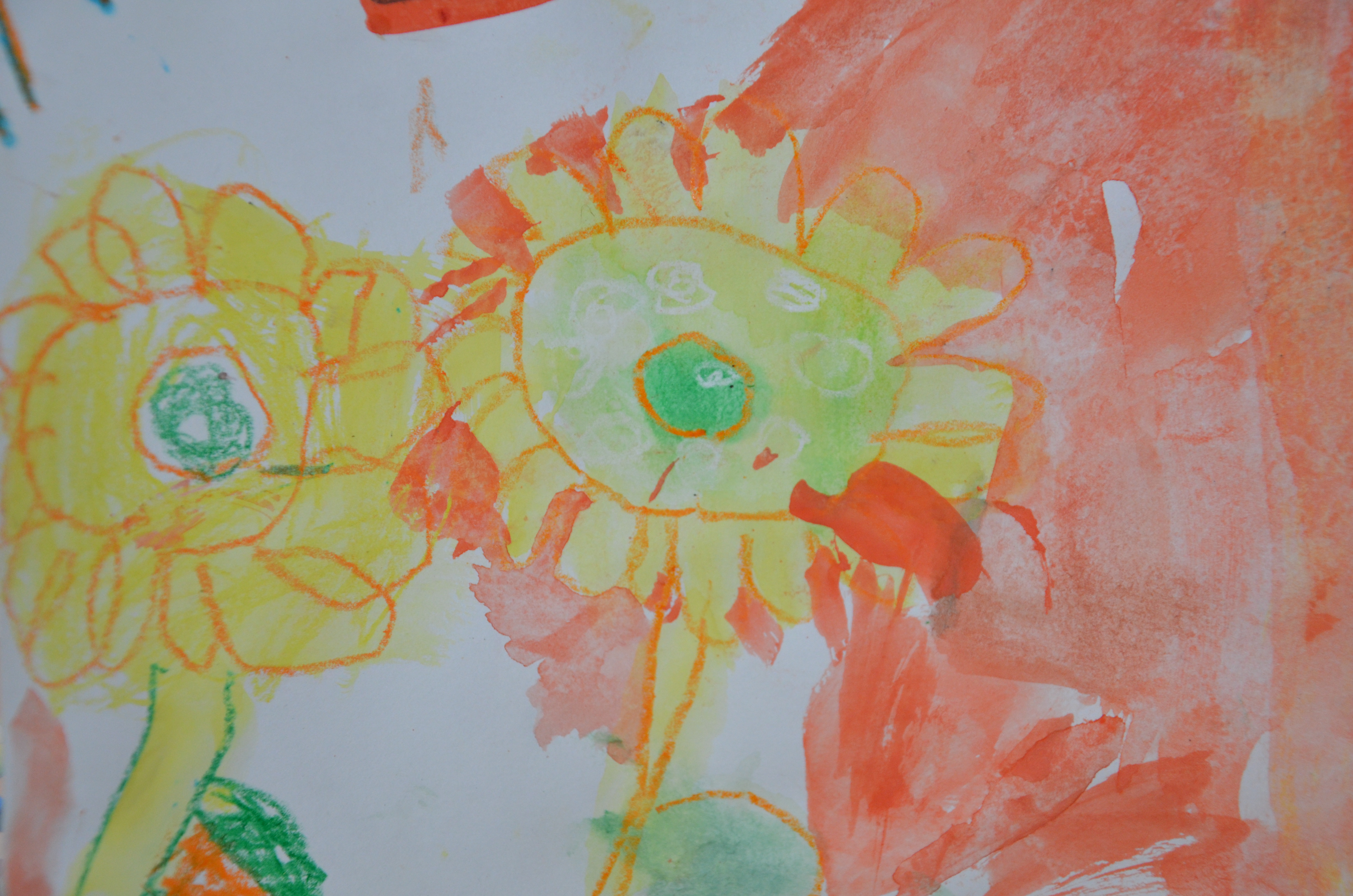 4928x3264 Sunflower Paintings The Everyday - Painting For 2 Year Olds