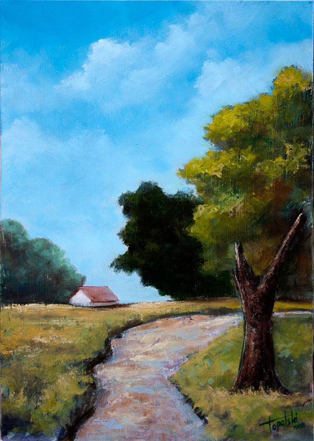 641x900 An Old Tree Oil Painting Fine Arts Gallery - Painting For 9 Year Olds