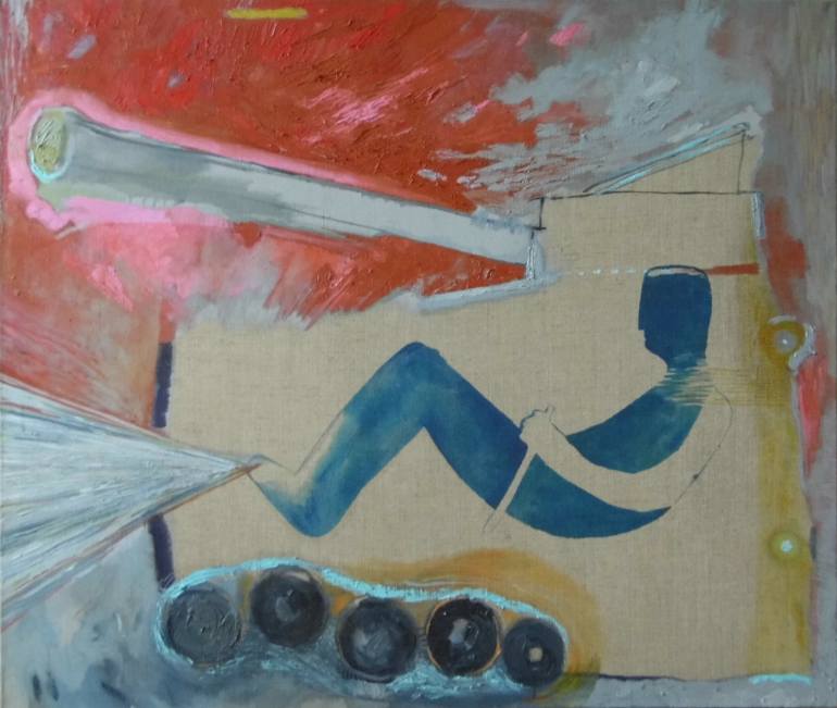 770x651 Saatchi Art My Boyfriend Is In The Army Painting By Justyna - Painting For Boyfriend