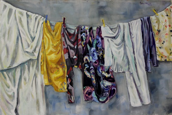 550x368 Selma Selman For Drying - Painting For Clothes