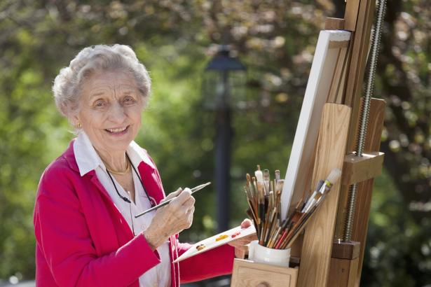615x410 Ideas For Fun Activities For The Elderly - Painting For Elderly