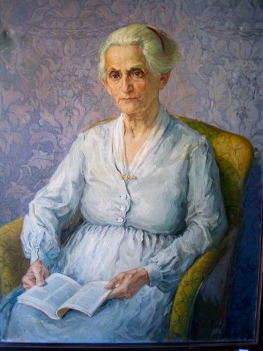 375x500 Sold Back In My Day 1940s Painting Of Elderly Woman Signed By - Painting For Elderly