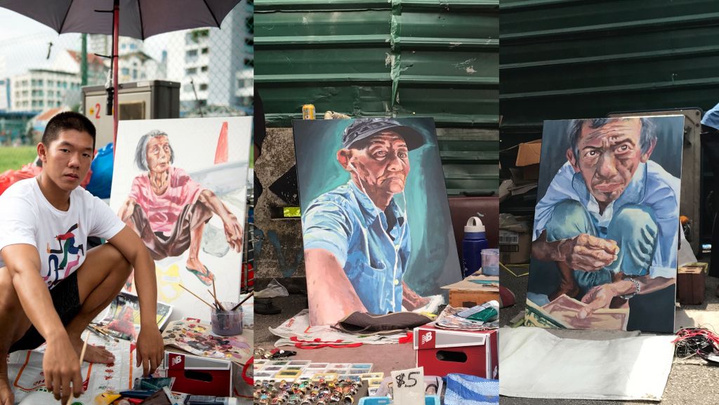 1024x577 Todayonline Painting The Faces Behind Thieves' Market - Painting For Elderly