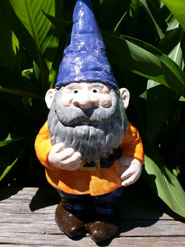 612x816 Garden Gnome Painted With Duncan Concepts. Ceramic Painting - Painting For Garden Gnomes