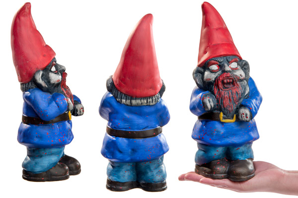 600x400 Zombie Garden Gnome A Reanimated Lawn Ornament - Painting For Garden Gnomes