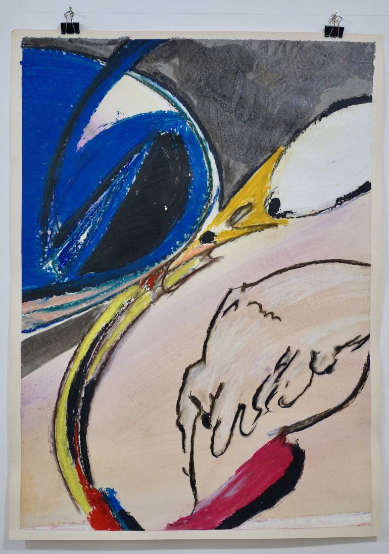 770x1096 Saatchi Art My Girlfriend Said It's Poetic Painting By David Minarik - Painting For Girlfriend