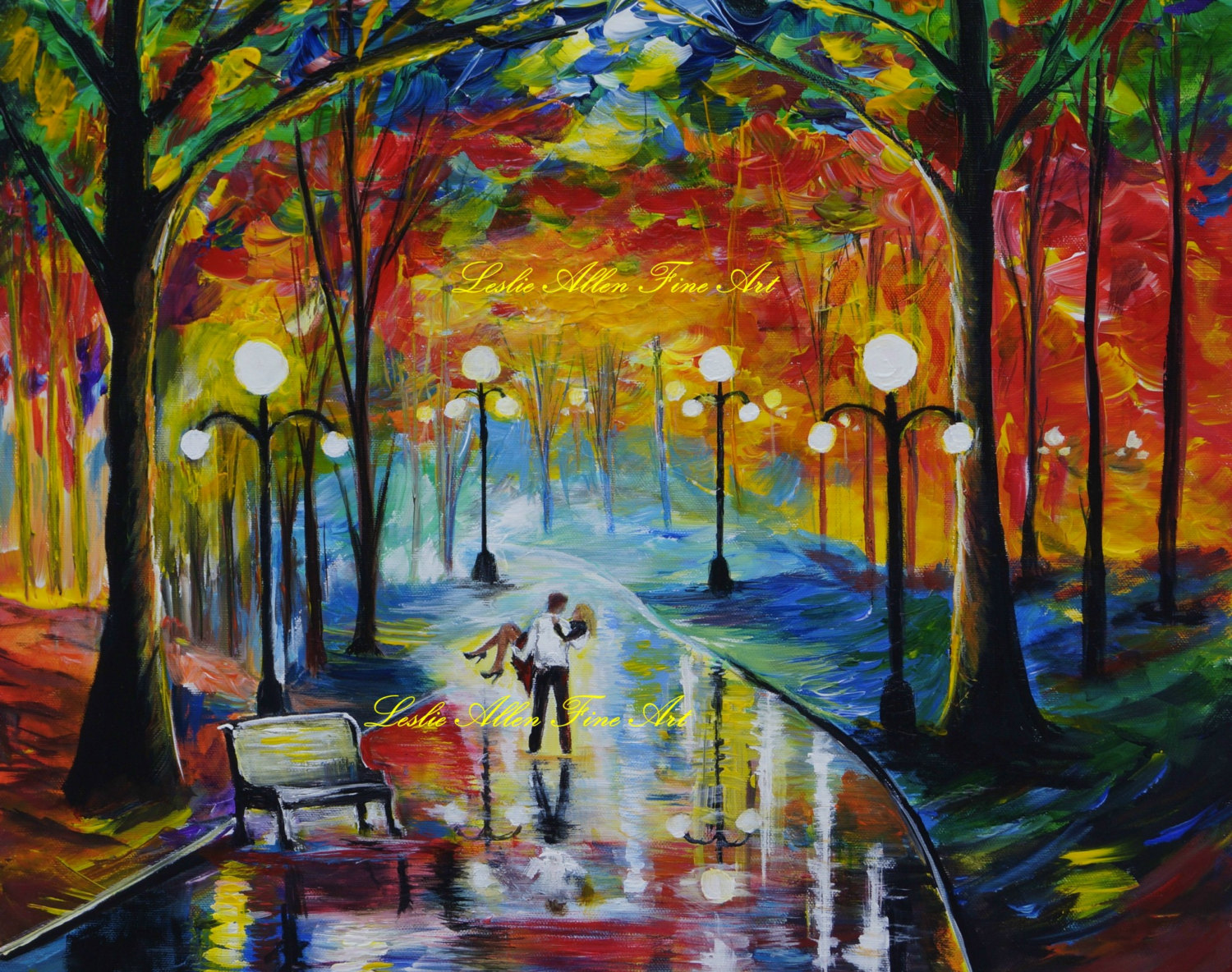 1500x1184 Couple Couples Art Print Girlfriend Boyfriend Wall Art - Painting For Girlfriend