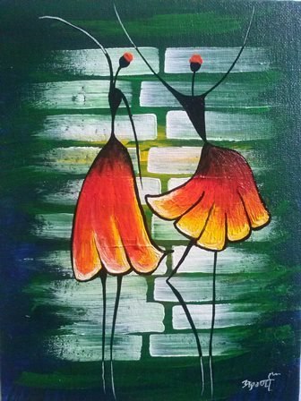 336x448 Dancing Girls - Painting For Girls Online