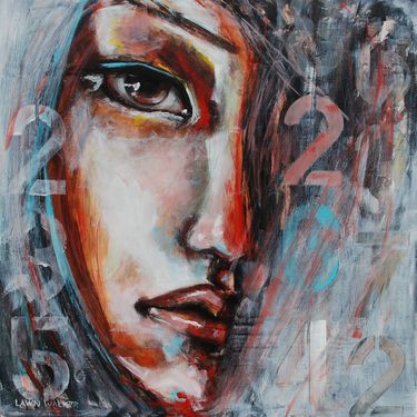 375x375 Art No Longer Available Girl Face, Saatchi Online And Saatchi - Painting For Girls Online