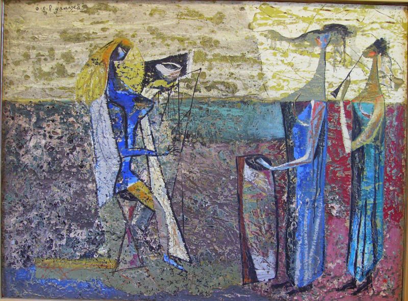 800x590 O.e.l. Graves - Painting For Graves