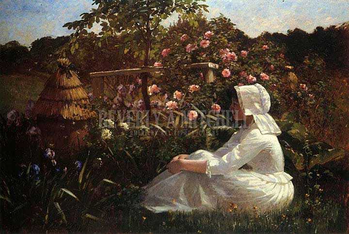 720x483 In A Field Of Flowers By Abbott Fuller Graves Giclee Print - Painting For Graves