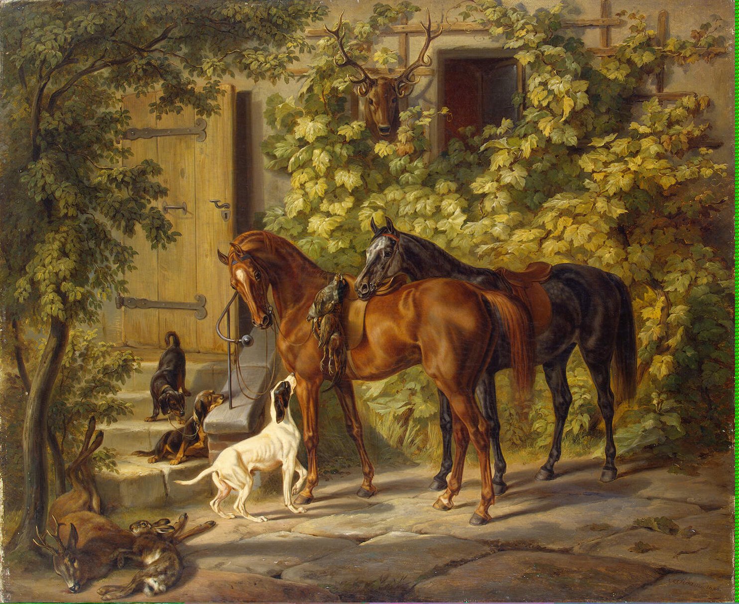1484x1214 Horses - Painting For Horses
