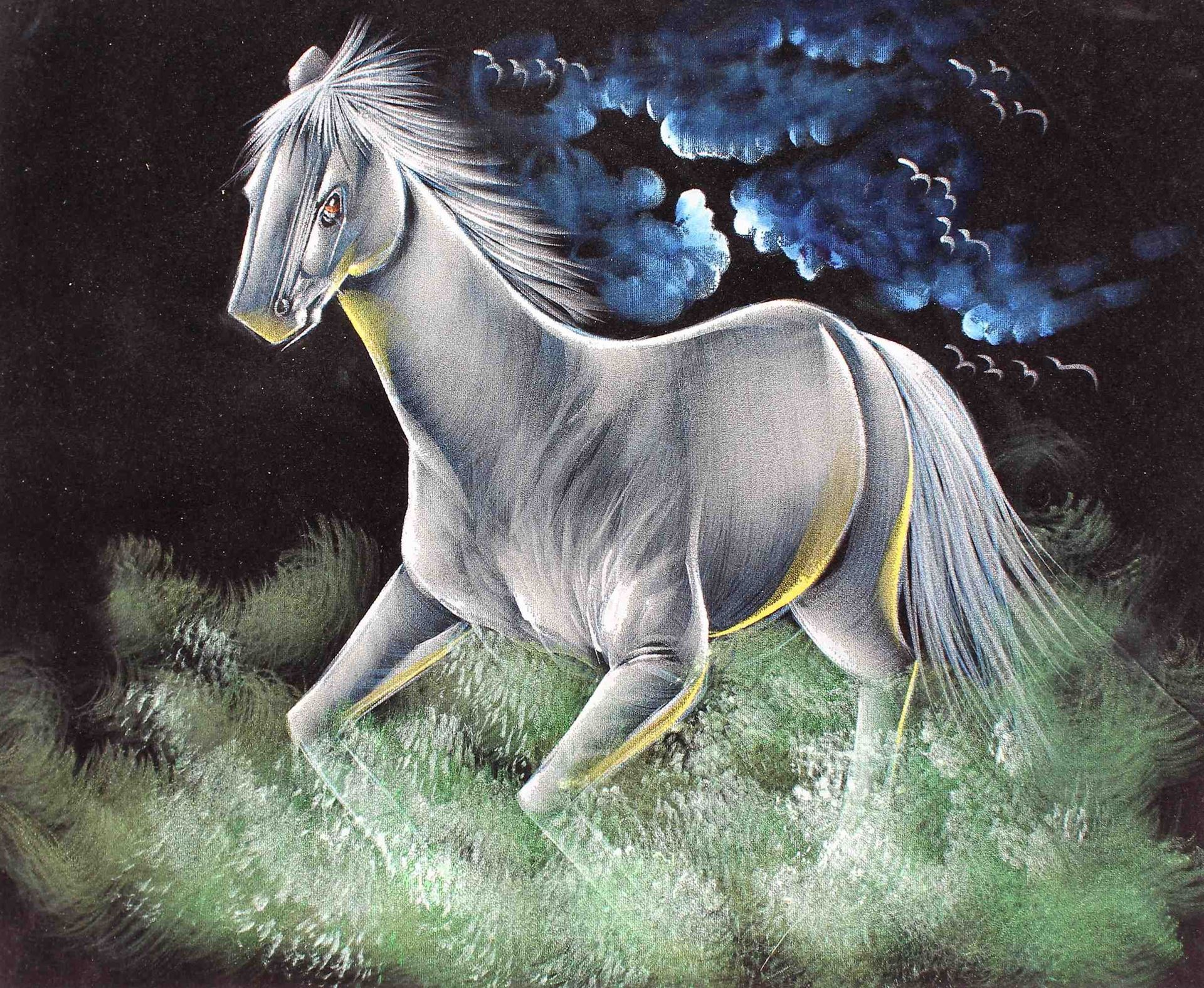 1920x1575 Running Horses Hand Painted Art Painting World's Only Hand Painted - Painting For Horses