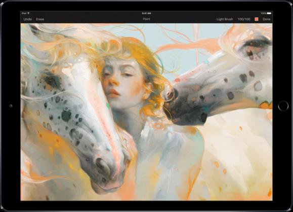 579x418 Pixelmator Update Adds Support For 3d Touch, Ipad Pro, And Apple - Painting For Ipad