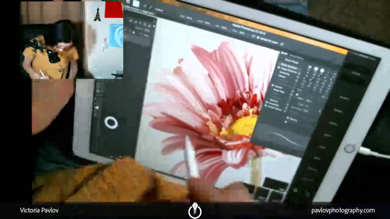 1280x720 Digital Painting In Adobe Photoshop Cc Using Ipad Pro Apple Pencil - Painting For Ipad