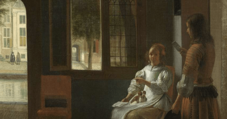 796x420 Tim Cook Discovers Iphone In Painting From 1670 - Painting For Iphone