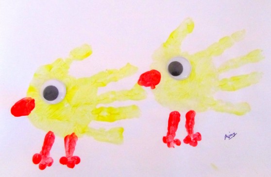 558x364 Hand Painting Art Activity For Kids - Painting For Kids