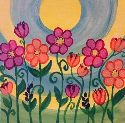 400x392 Canvas Painting Mother's Day Event For Kids Amp Adults Presented By - Painting For Kids