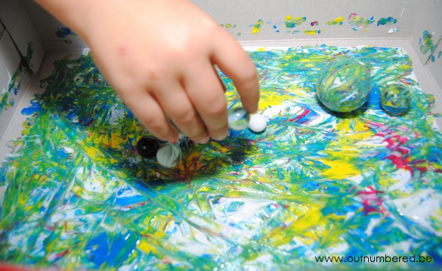 640x393 Marble Painting For Kids, A Mess Free Painting Idea - Painting For Kids Com