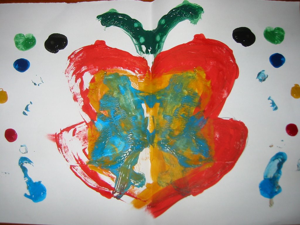 1024x768 Mirror Image Painting Craft For Young Children ~ Parenting Times - Painting For Kids Com