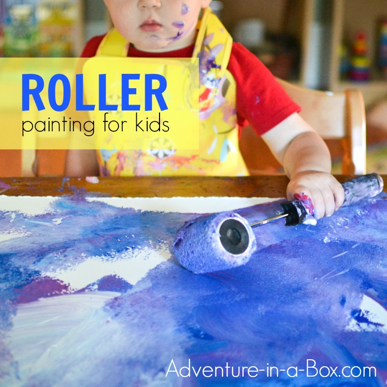781x781 Roller Painting With Kids - Painting For Kids Com