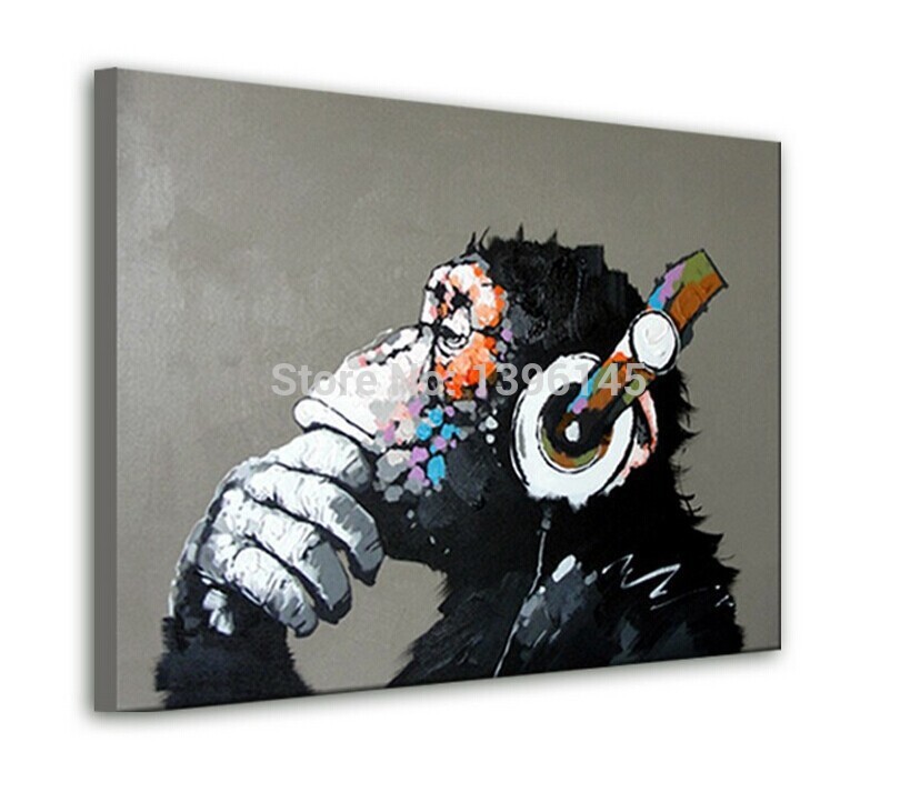 828x713 Boy Or Girl Money Cartoon Oil Painting On Canvas Abstract Animal - Painting For Money