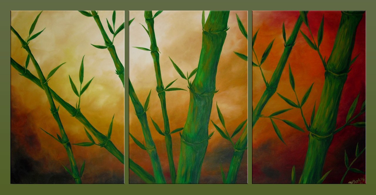 1280x665 Feng Shui Bamboo By Najuzaid - Painting For Money