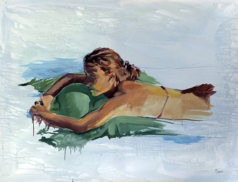 770x589 Saatchi Art Relaxation Painting By Cecilia Marchan - Painting For Relaxation