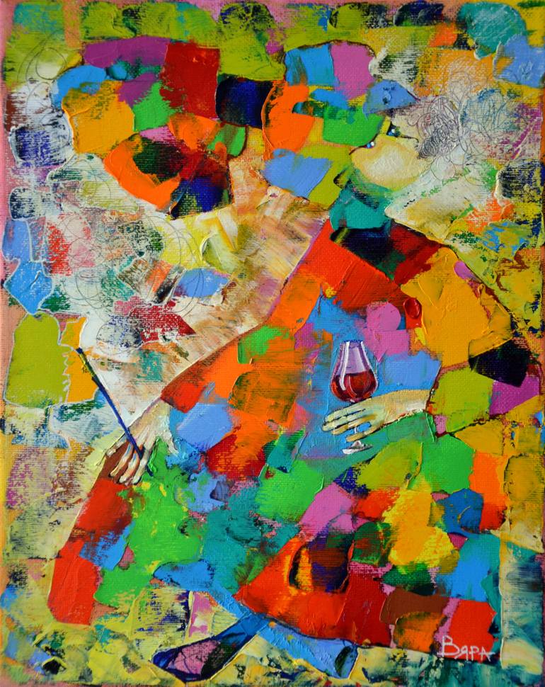 770x970 Saatchi Art Relaxation Painting By Vyara Tichkova - Painting For Relaxation