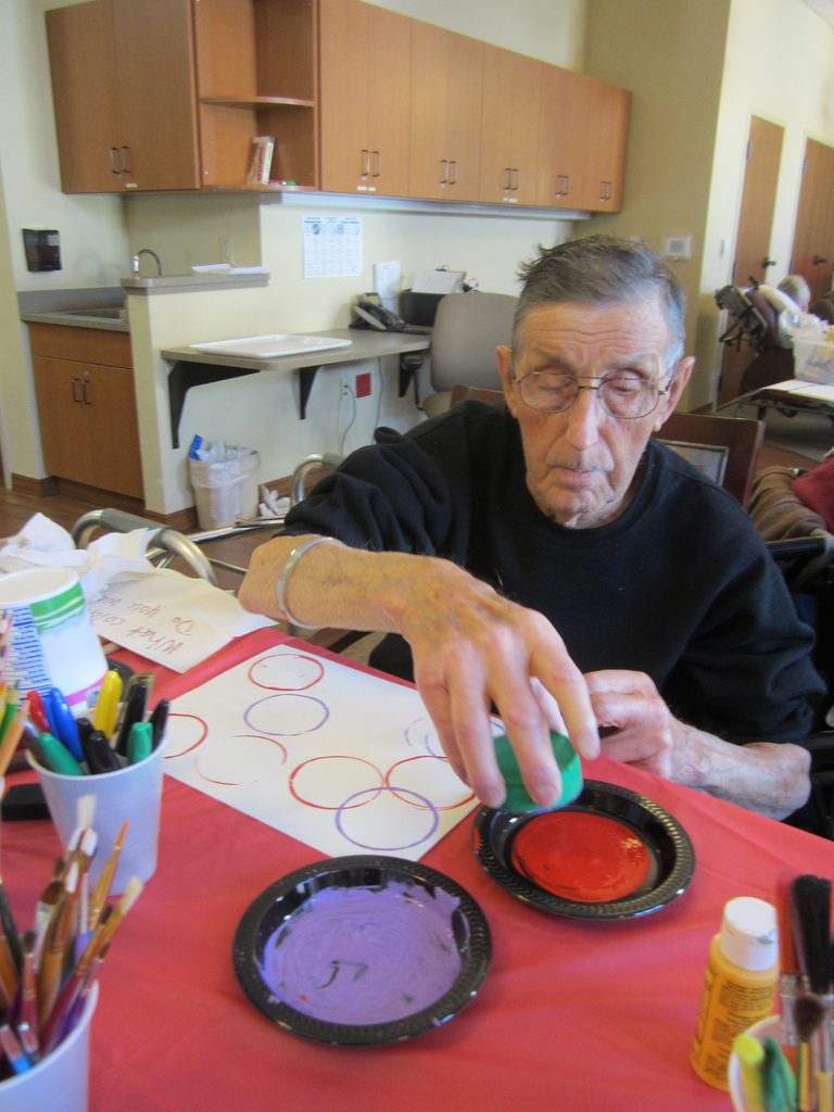768x1024 Painting With Seniors - Painting For Seniors