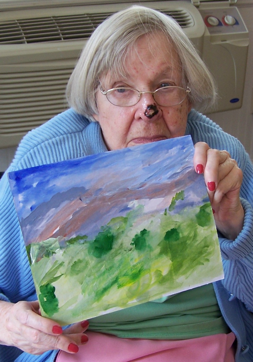 966x1384 Seniors Paint A Place For Learning - Painting For Seniors
