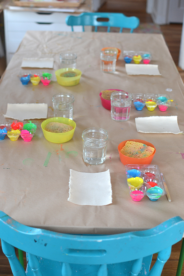 600x900 Mini Canvas Paintings With Kids - Painting For Small Kids