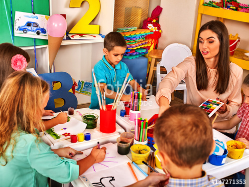 500x375 Children Painting And Drawing Kids Club. Craft Lesson - Painting For Small Kids