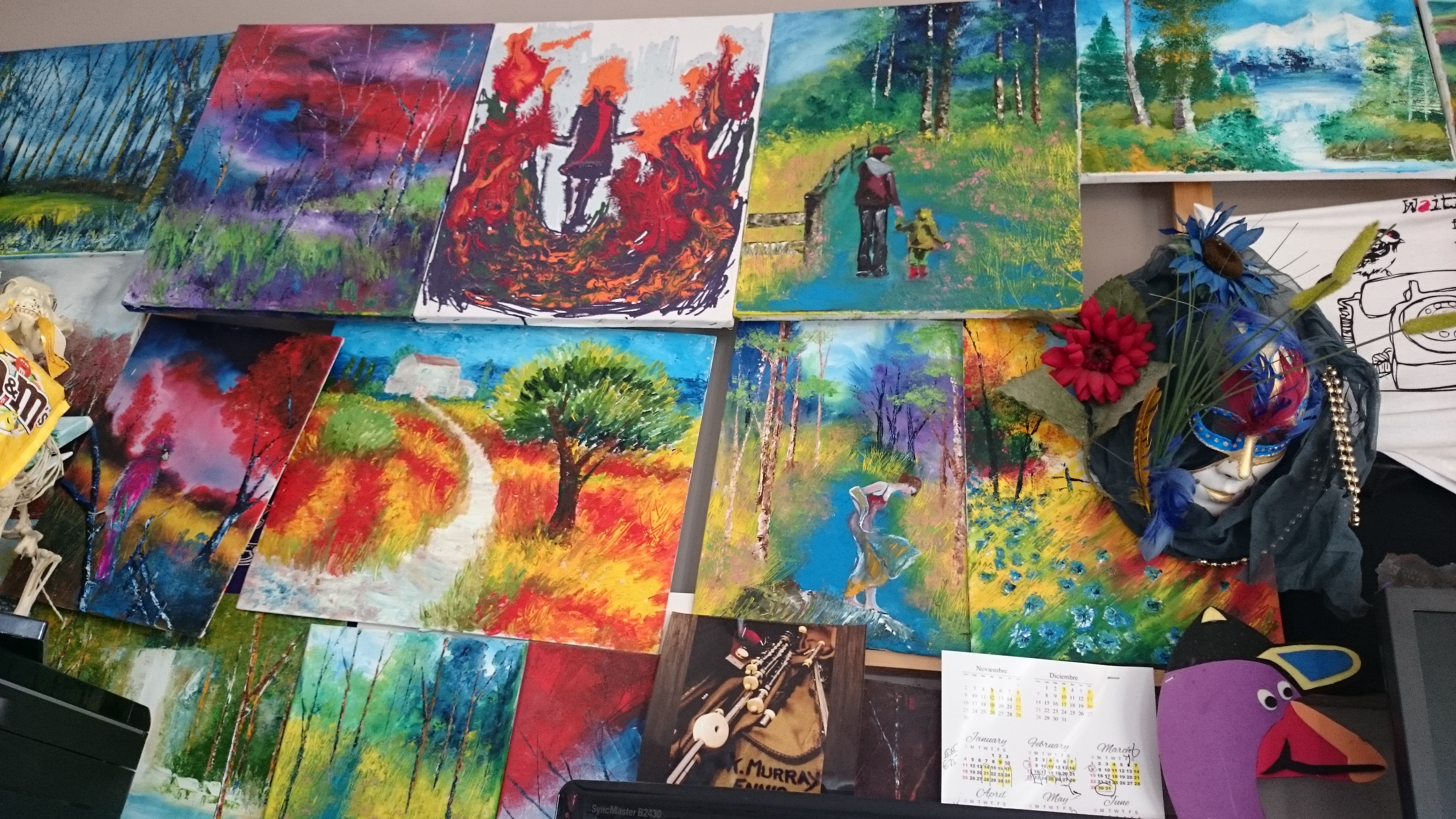 3840x2160 Teenage Art Class Imaginative Composition Ennis Arts School - Painting For Teenagers