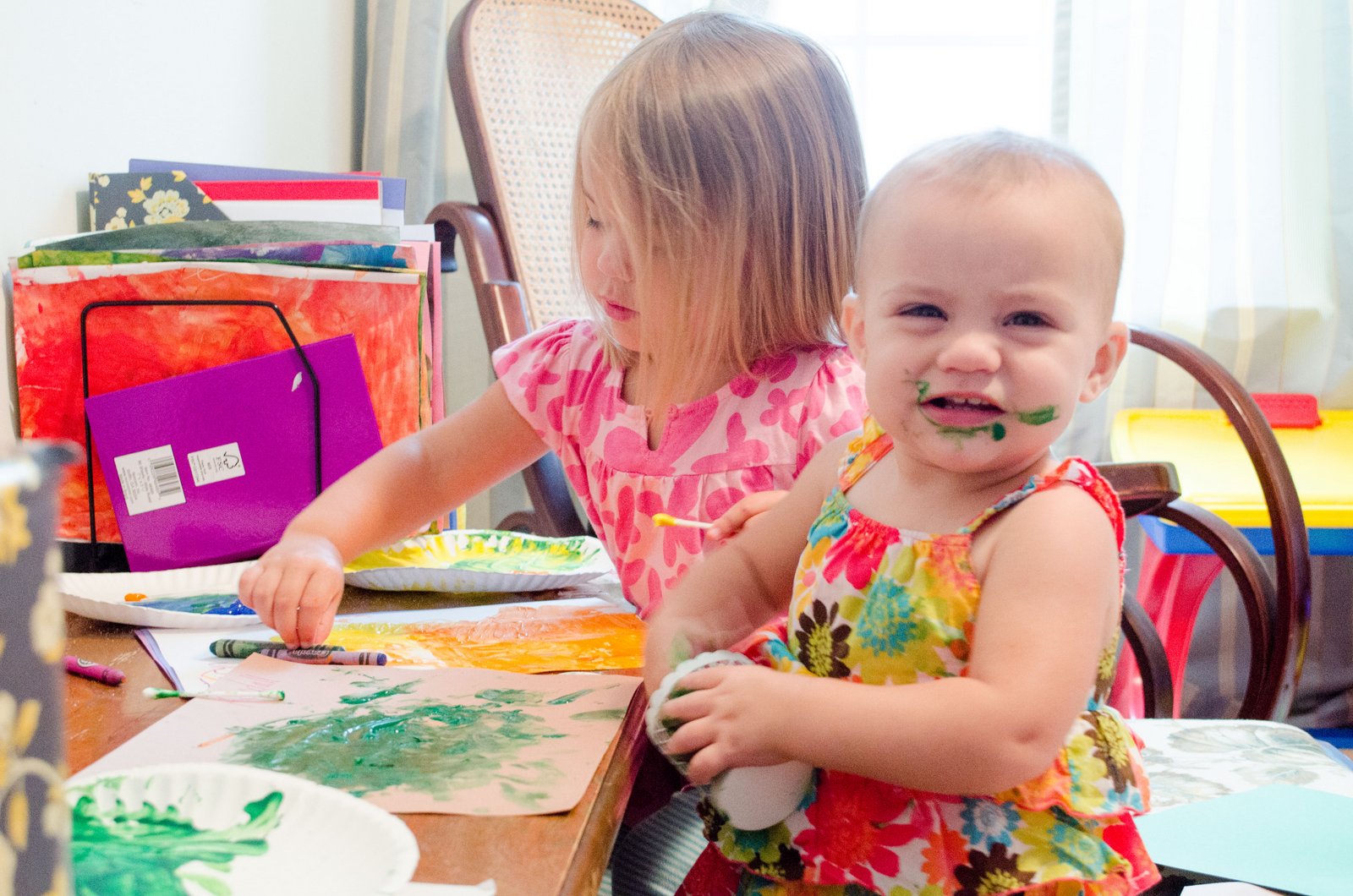1600x1060 Jumping Face First Into Painting With A Baby (Well, Toddler - Painting For Toddlers