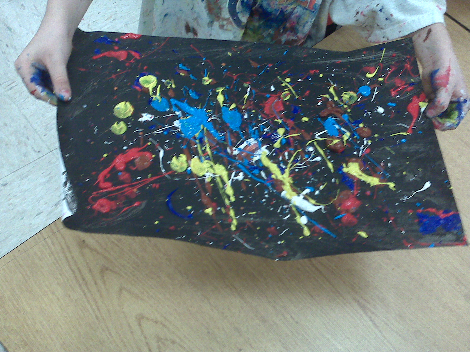 1600x1200 Mrs. Heller's Art Blog Pollock Inspires - Painting For Two Year Olds