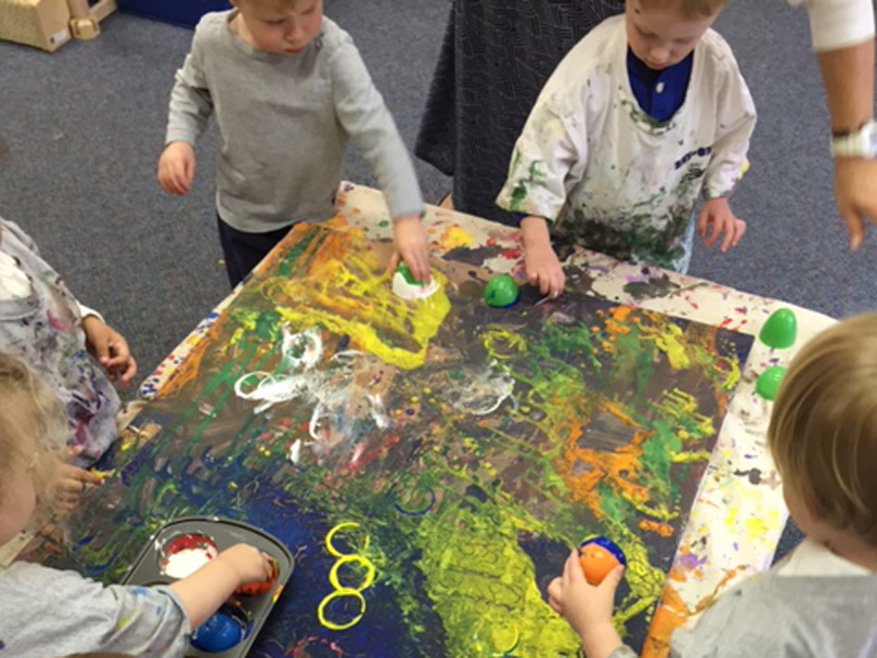 800x600 Canvas Painting St. Mary's Schoolst. Mary's School - Painting For Two Year Olds