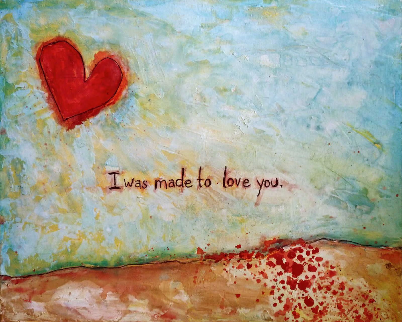 1600x1281 Life Outside The Lines New Painting, I Was Made To Love You - Painting For You